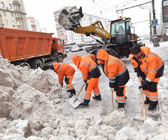 Уборка снега в Канске и  Красноярском крае