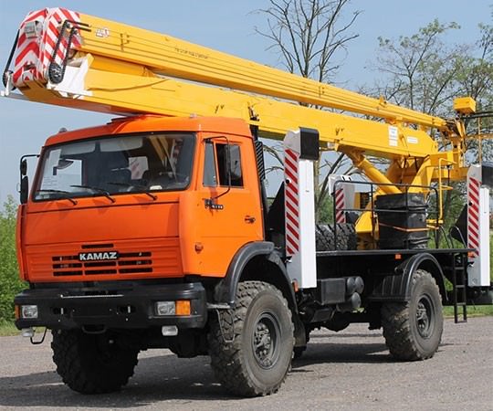 Аренда автовышки в Канске и  Красноярском крае